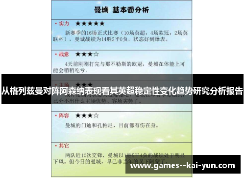 从格列兹曼对阵阿森纳表现看其英超稳定性变化趋势研究分析报告